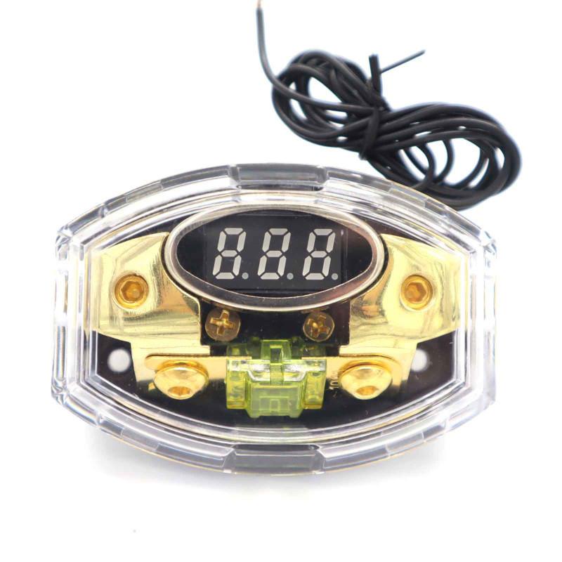 适配汽车音响AFS保险丝座 保险胆 保险盒带数码显示 保险一出一保