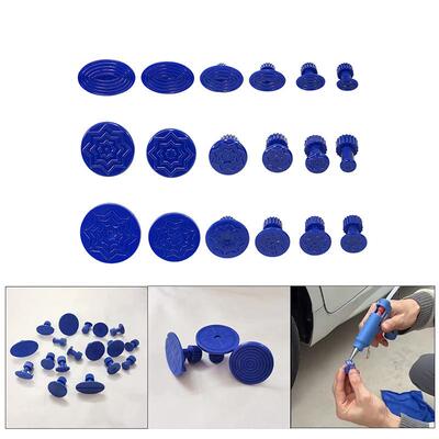 适配CH汽车凹陷凹痕修复工具冰雹小凹坑胶钉修复器吸盘垫片18PCS