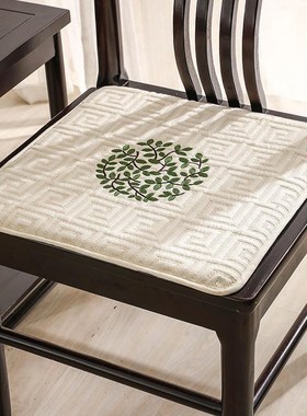 58C1餐桌椅子垫中式实木坐垫办公室椅垫学生凳座椅垫子家用屁