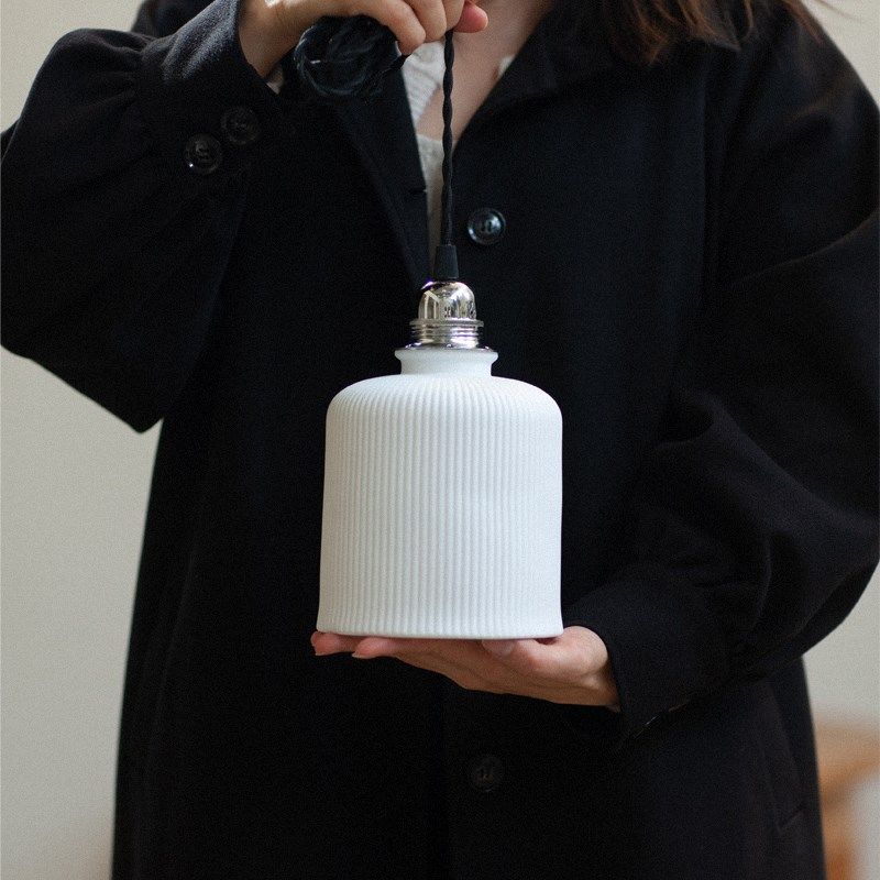 黄铜时代  陶瓷条纹吊灯不刺眼床头灯咖啡桌灯,家装灯饰光源,餐厅吊灯,淘宝优惠券,粉丝福利购,淘宝优惠卷