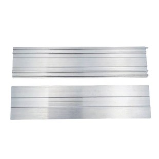 尺越阳光板铝合金收口条采光板雨棚阳光板铝型材平边压条可切割定