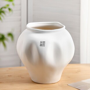 简约现代陶瓷花盆家用轻奢大号多肉兰花三角梅流泉枫专用花器盆栽