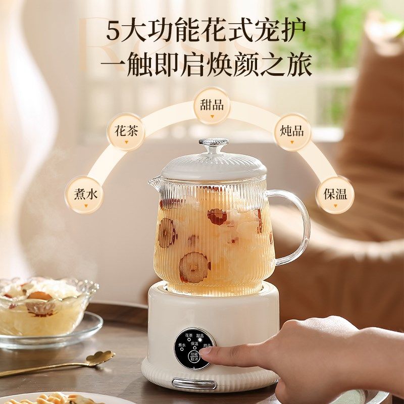 养生壶小型多功能家用办公室保温煮茶器全自动玻璃烧水炖煮花茶杯
