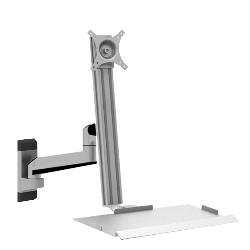 显示器支架壁挂工业机电设备电脑屏幕伸缩支N架键盘鼠标托板折叠
