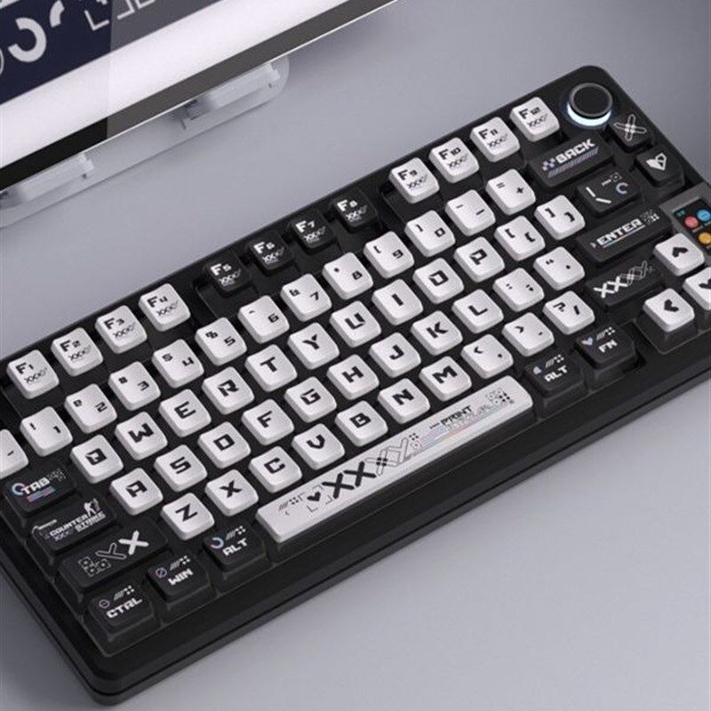 机械键盘键帽印花集主题布丁四面透光磁轴通用客制化小全套