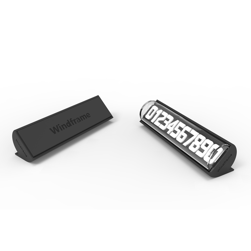 windframe夜光临时停车牌移车挪车停车电话号码联系卡停靠告示牌