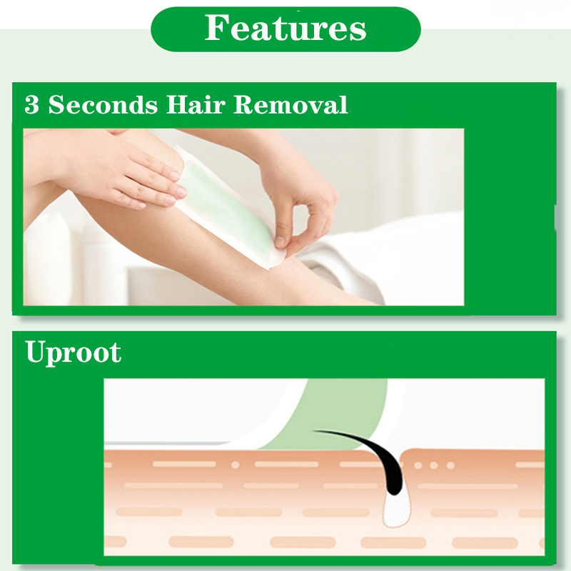 20Pcs Professional Hair Removal Wax Strips For Summer