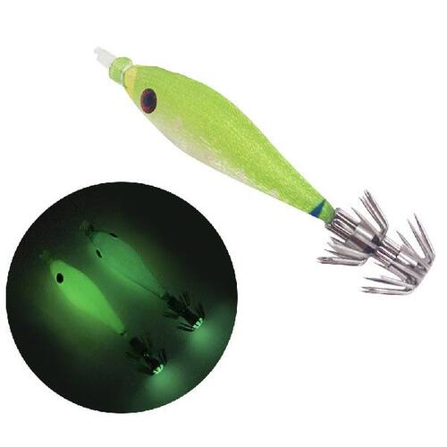 好货2pcs 70mm 4g Floating Squid Jig Jigging Fishing Lure Lum