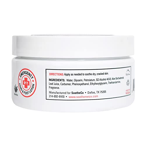 Soothe n Wipe Emergency 911 Hand & Foot Lotion - Aloe Vera-