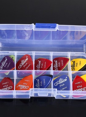 1 Box Case 30/50pcs Guitar Picks Alice Acoustic Electric Bas