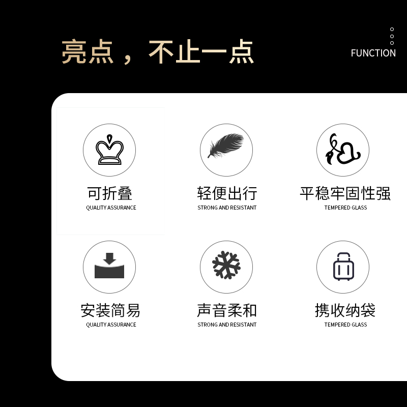 日本Devise works 户外露营超轻收纳拼插音响桌 边桌 置物架