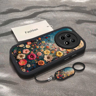 适用OPPOA6GT手机壳A6GT5G保护套OPPO新款软硅胶软壳镜头全包防摔OPOPA高级感外壳OPA0PP0OPPA女生油画花海