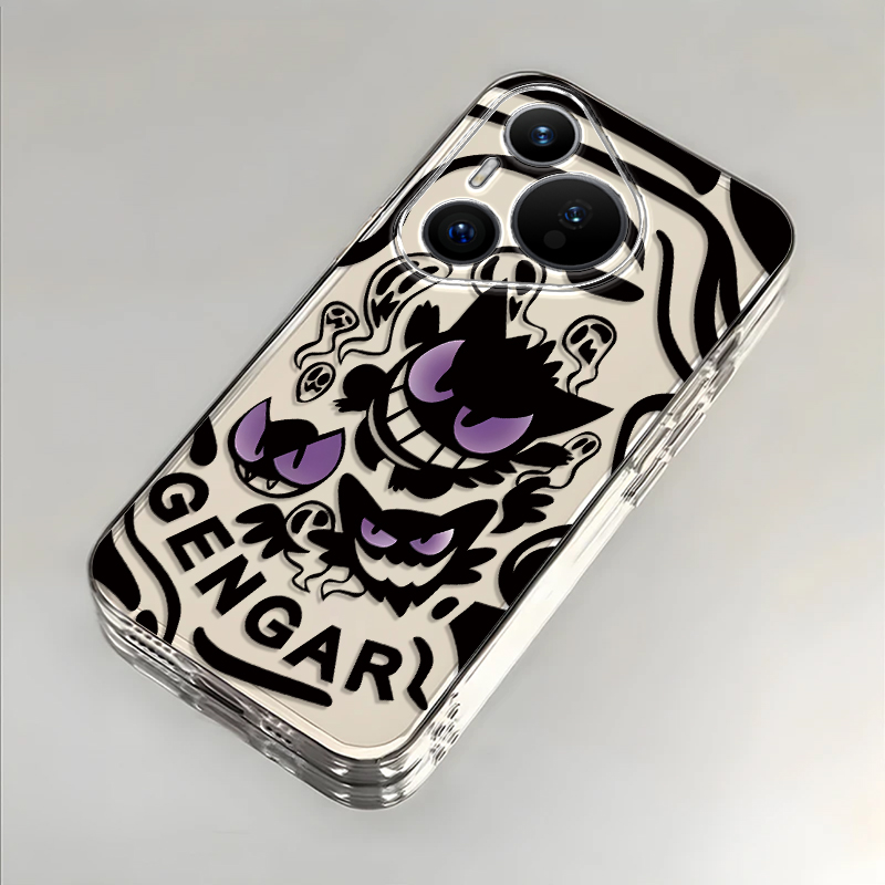 适用华为pura70手机壳ultra新款p60pro大头耿鬼p50e镜头全包防摔p40pro+保护套p30透明软p20por卡通ART男高级