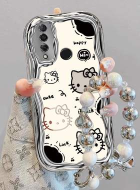 适用华为Nova4手机壳VCE一ALOO保护套AL00nove新款noⅴa4电镀奶油KT猫全包n0防摔navo诺娃四n4nov女note/nvoe