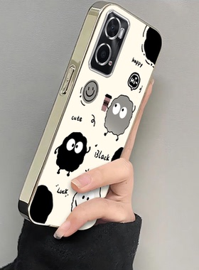 适用PESM10手机壳OPPOPESM10保护OPPO套OPA/OPPA新款A36电镀猫爪煤球OPP0PP0PPO全包防摔女款OA/POA63PPOA机