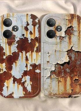 适用真我GTNeo6SE手机壳realmeGTNeo6ES保护套OPPO新款realme硅胶GTNeo6全包防摔realmeNeo男女卡通复古铁锈