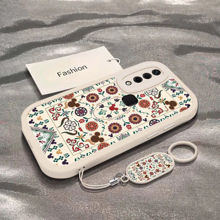 适用vivoz5x手机壳新款vivoz3i/Z5图腾米奇vovoT1全包防摔Z6硅胶套viviz3x软z1i青春版女U3X外壳t2x高级感T1X