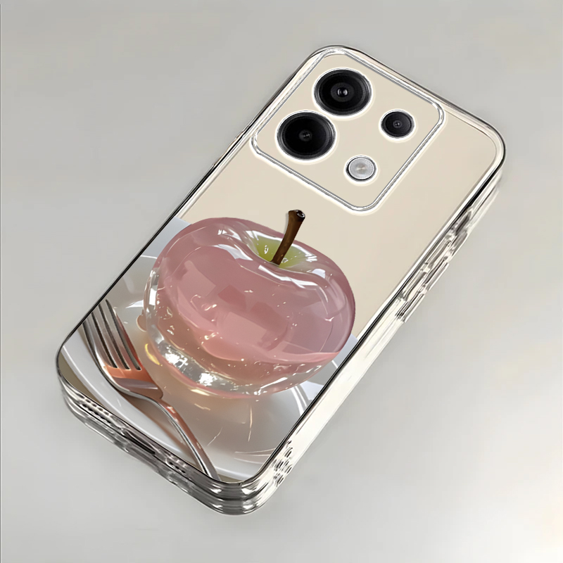 适用红米note13pro手机壳14新款Redmi12turbo水晶苹果noto11tpro+全包防摔11se透明小米note10/95G软7/8pro女