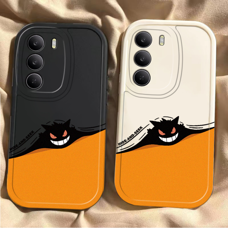 适用realme真我V70手机壳V70s保护套RMX3946新款3948外壳realmeV7O硅胶OPPO全包5G防摔OPPOV男躲藏耿鬼带手绳