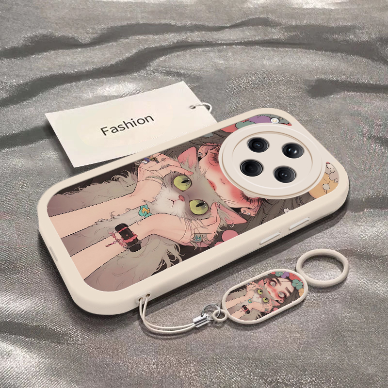 适用oppofindx8手机壳x7ultra新款FindX6pro仙女猫女孩x3硅胶套opopFIND X5 Pro镜头全包防摔opp0pp0ppofandx