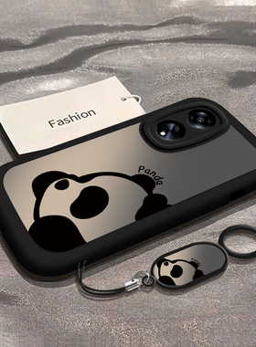适用OPPOA1手机壳OPPO新款A1活力版保护OPPOA1X套4G5G磨砂软OPP0PP0PPO全包OPPOAIX防摔OPPOALX男女可爱熊猫