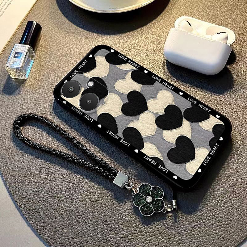 适用红米13C手机壳小米Redmi13C5G保护套Redme新款Radmi十三C13外壳软硅胶套Redmin全包防摔Redim男女钢化膜