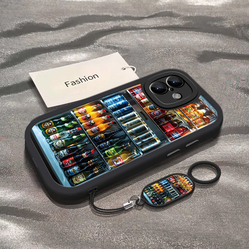 适用苹果17/16promax手机壳15iphone14新款13pm软12mini硅胶11pro全包防摔78plus外壳xr饮料冰柜xs创意6s保护