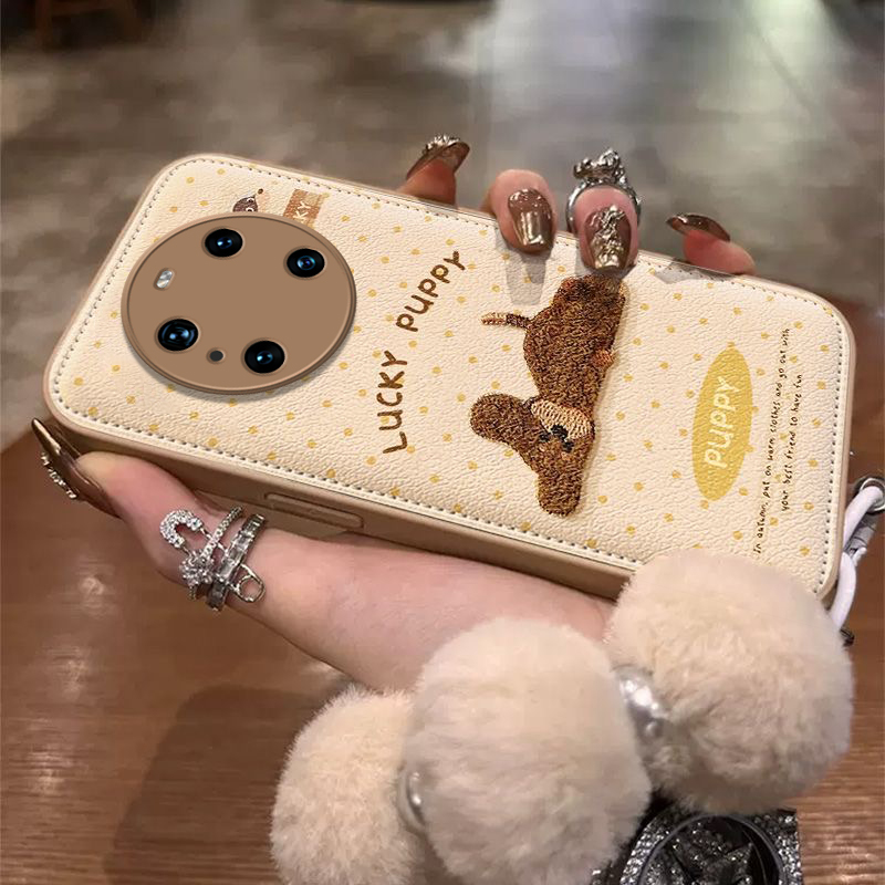 适用华为Mate40Pro手机壳Mete40Pr0保护套M40Por新款MT40软硅胶外壳Meta全包防摔Mat魅特迈特Met秋冬英文小狗