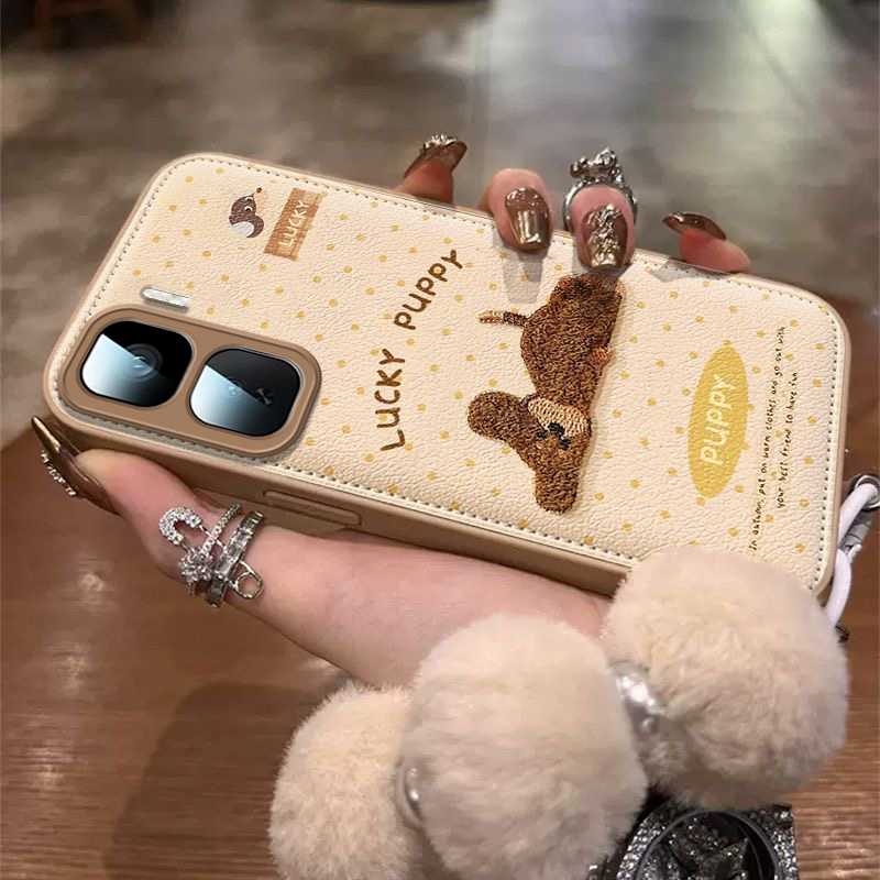 适用iQOONeo10手机壳Neo10Pro创意镜头iQOO保护套iQNeo10Pro+爱酷新款专用外壳iQ00硅胶全包防摔卡通英文小狗