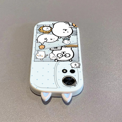 适用华为nova12/13pro手机壳11SE新款Nova10por自嘲熊Hinove9硅胶novo8/7防摔n0va6女nava5ipr0外壳4卡通可爱