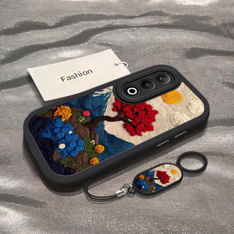 适用oppok12手机壳K11x新款oppok10pro山川玫瑰树K10活力版oppk9x硅胶k5全包防摔opopk3/k7软k9s外壳k1女生