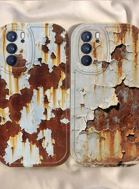 适用PEPM00手机壳OPPOPEPM00套PEPMOO新款OPPOPEPMOO硅胶OPPOReno6Pro5G全包OPPO防摔Reno男复古铁锈女带手绳