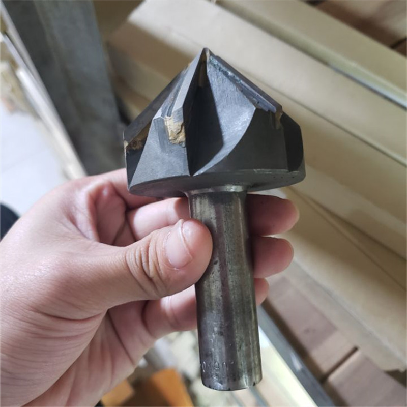 镶合金直柄过中心倒角刀6r0度90度 合金锪钻尖头倒角刀 钨钢倒角