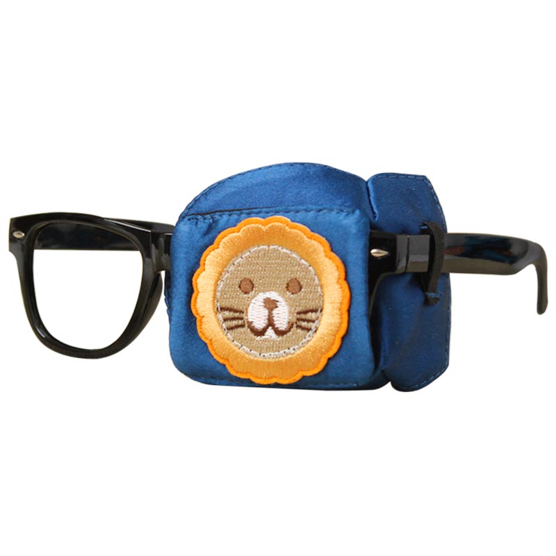 弱视眼罩单眼f斜视全遮盖单眼镜遮盖布矫正视力儿童专用立体护目