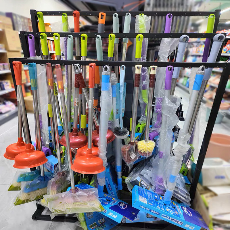 门口挂架百货展架扫把陈列支w架悬挂展示柜卖货架子超市拖把展示,商业/办公家具,置物架/陈列架/储物架/展示架,淘宝优惠券,粉丝福利购,淘宝优惠卷