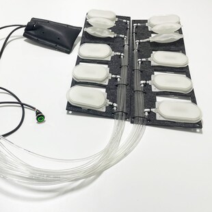 新款 汽车载椅用座椅内置气动按摩A囊自动多功能腰靠垫高档10点按