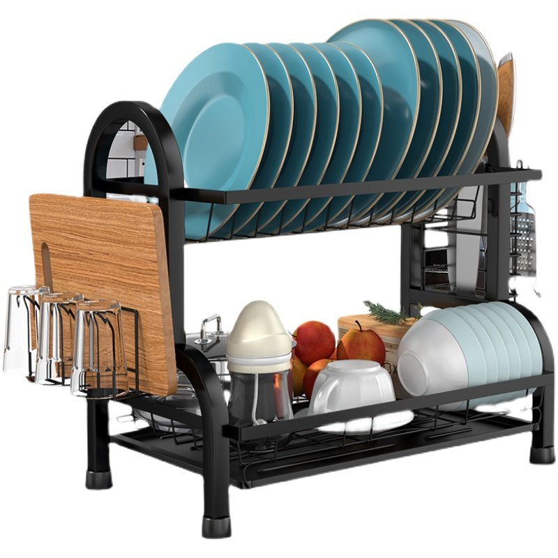 厨房置物架不锈钢碗架碗碟沥水C架免打孔木纹多功能家用置物架,厨房/烹饪用具,碗架,淘宝优惠券,粉丝福利购,淘宝优惠卷