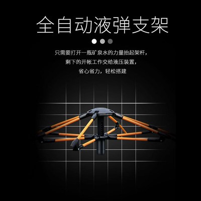全自动帐篷户外野营过夜双人防雨防潮垫J户外露营加厚便携式折叠