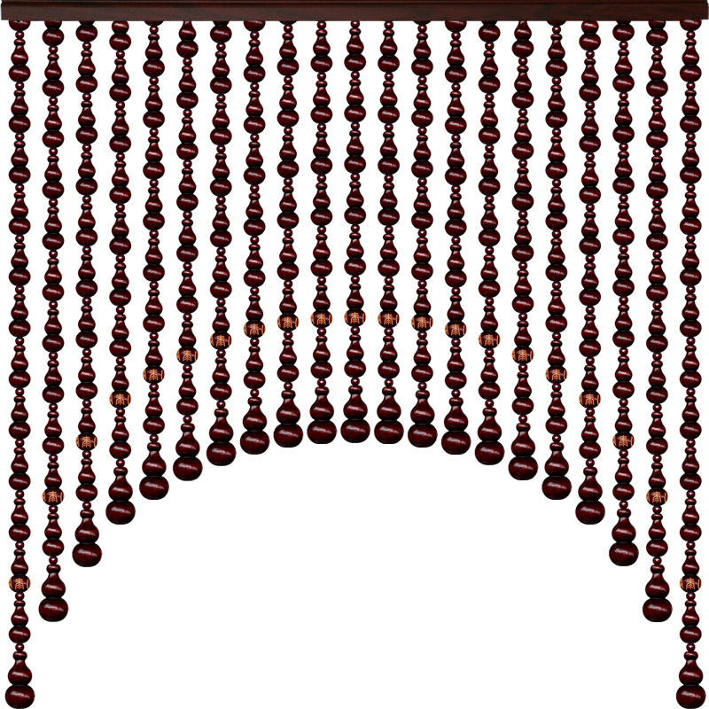 桃木葫芦门帘泰山石敢当r入户门对门卧室卫生间厨房玄关珠帘隔断