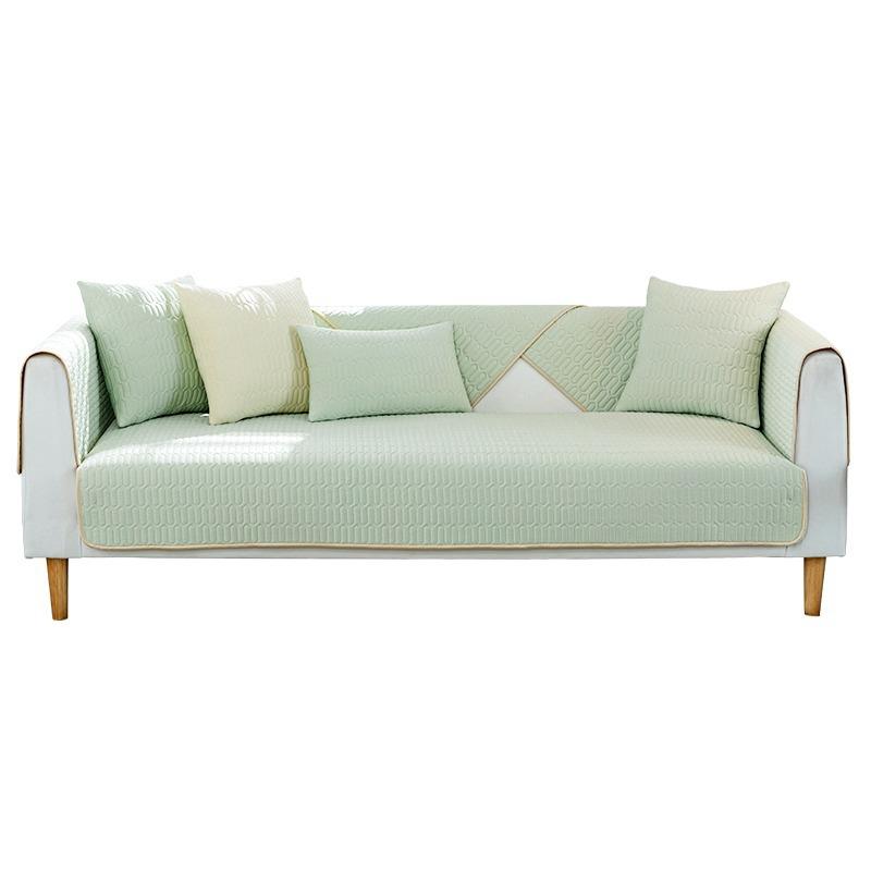 严选乳胶冰丝沙发垫夏严选纯色季座简现代垫子套坐垫垫约纯色沙发