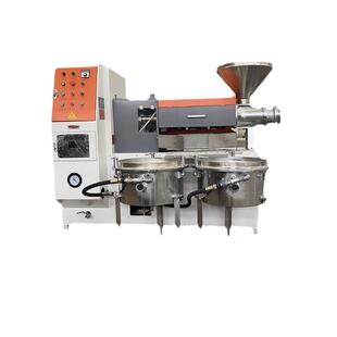 150型带自动上料自动回饼榨油机冷热两用榨油机棉籽油榨油机