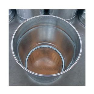 40L升10加仑缩底镀锌敞口钢桶全新开口化工大铁桶道具装 饰桶现货