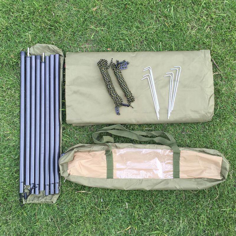 CLS大型户外天幕420x420cm遮阳蓬沙滩凉棚自驾游野营防晒防雨帐篷