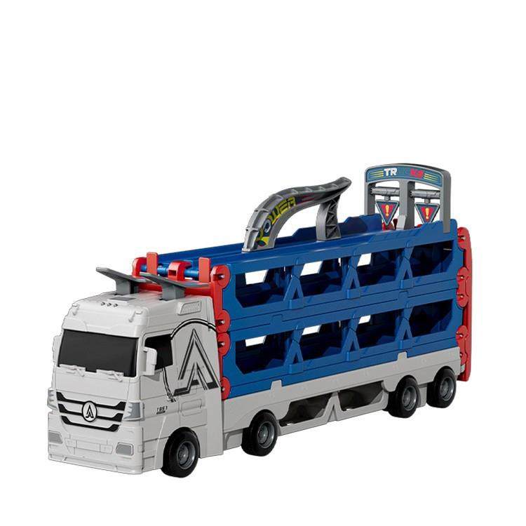 12月新款百变弹射收纳货柜轨道车双轨赛道惯性变形合金汽车大卡车,玩具/童车/益智/积木/模型,惯性/回力/滑行玩具,淘宝优惠券,粉丝福利购,淘宝优惠卷