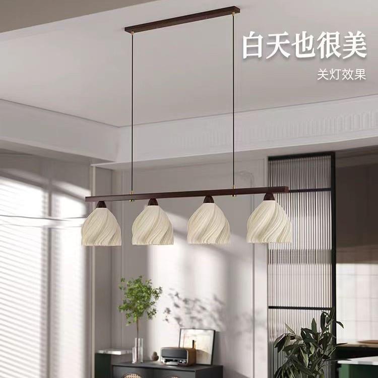照月法式泡芙裙摆艺术造型餐厅吊灯饭厅餐桌灯中岛吧台灯复古氛围