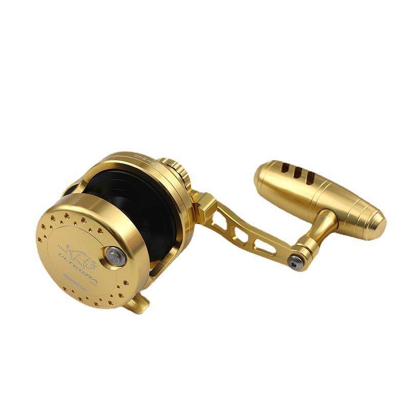 工厂直批全金属慢摇轮铁板轮UT系列船海钓鼓轮鱼轮渔线轮