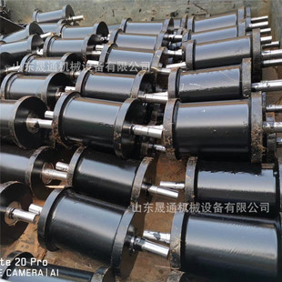 铸钢实心地滚轮井下巷道运输钢丝绳拖轮150*300钢管焊接地轮