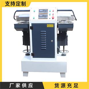 数控木线相框压花机木工双头自动烙花机小型橱柜门板印花设备