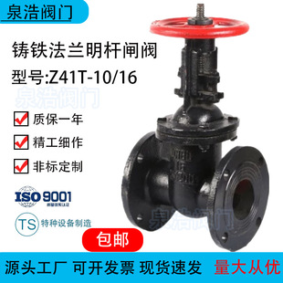 Z41T铸铁闸阀铸铁铜芯手动明杆闸阀给排水闸板阀门开关螺纹