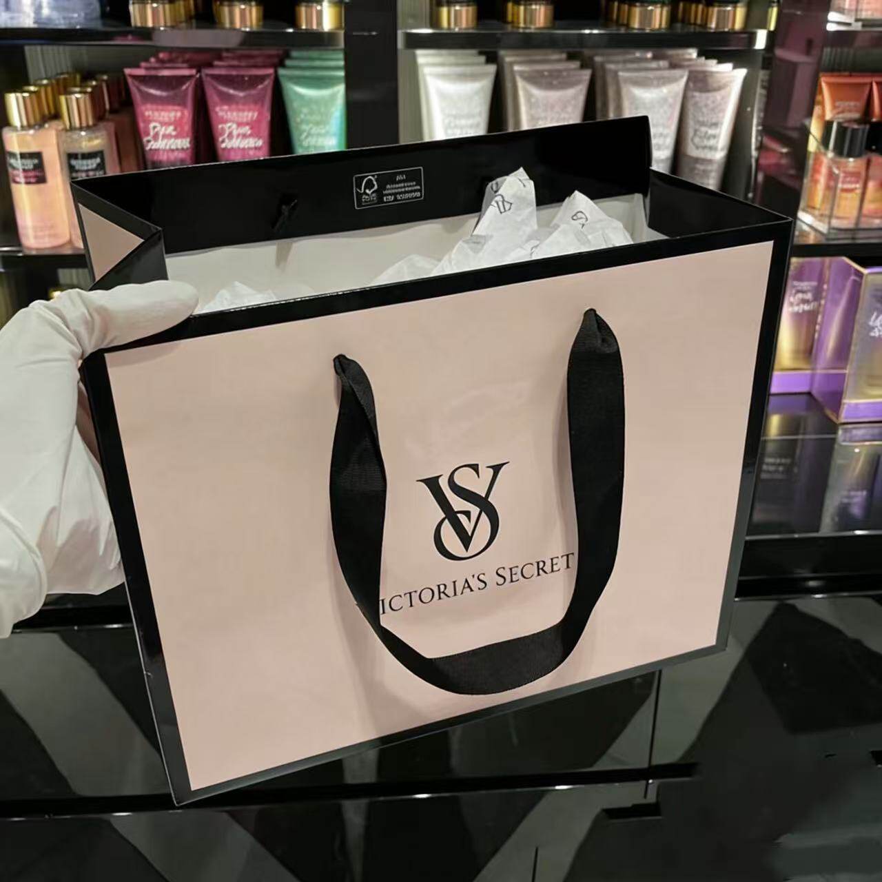 美国维多利亚的秘密VS专柜购物袋手提袋礼品纸袋 袋子现货 可单拍